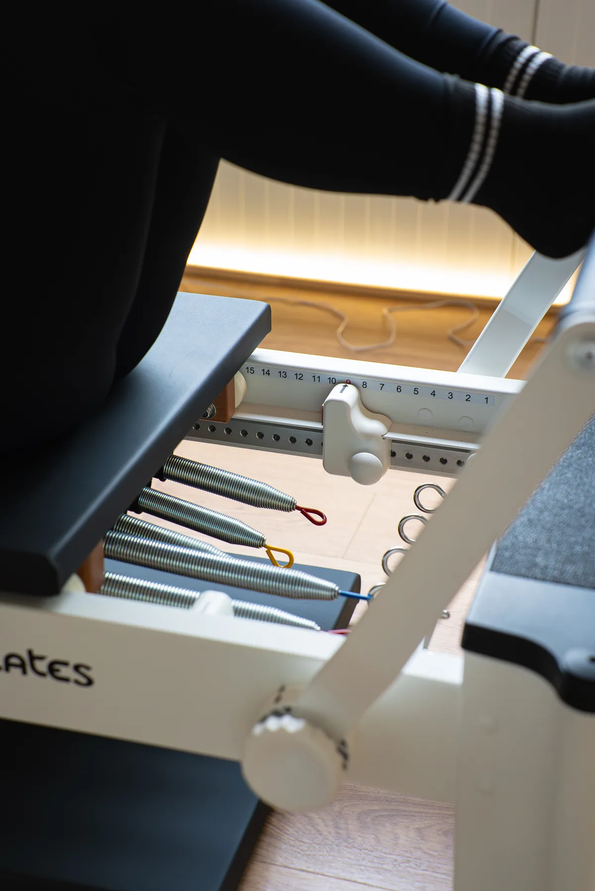 Détail des ressorts du Reformer